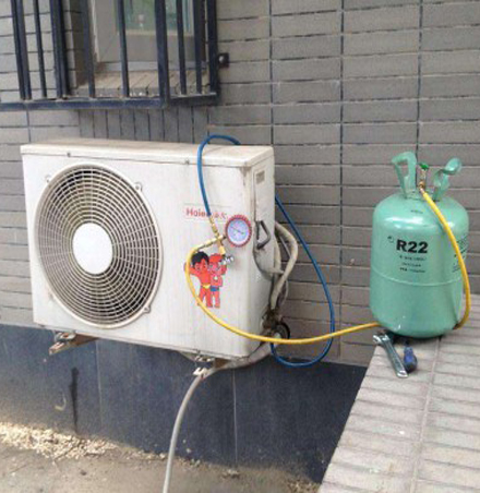 克山空调加氟